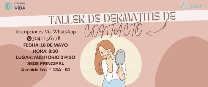 ¡Participa y aprende! Taller de Dermatitis de Contacto en el CDFLLA